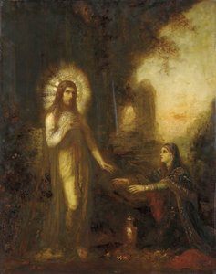 Cristo y María Magdalena (Noli Me Tangere) c.1889 de Gustave Moreau