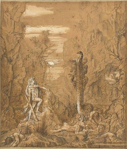 Hércules y la hidra de Lerna de Gustave Moreau