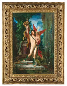 Jason y Eros, 1890-91 de Gustave Moreau