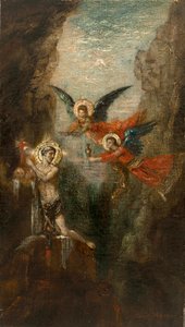 Moreau - Un santo en el desierto, hacia 1879 de Gustave Moreau