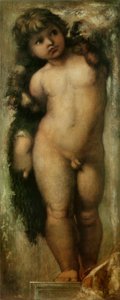 Putto según Rafael. Copia del Putto de Rafael, de la Academia de San Lucas de Roma. de Gustave Moreau