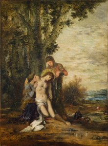 La mártir san sebastián de Gustave Moreau