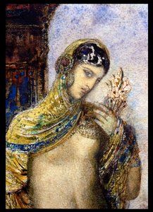 El Cantar de los Cantares (detalle) de Gustave Moreau