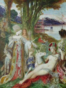 Los Unicornios de Gustave Moreau