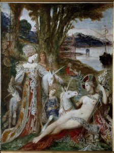 Los unicornios de Gustave Moreau