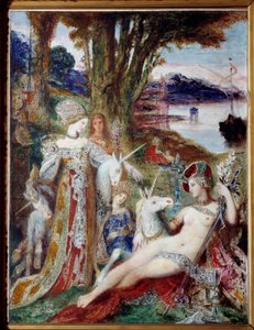 Los unicornios de Gustave Moreau
