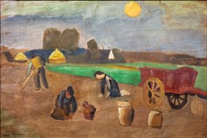 Cosecha de la patata de Gustave de Smet