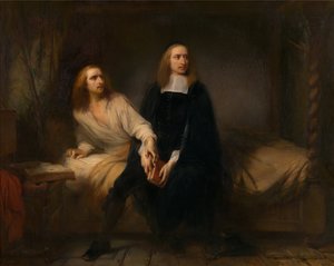 Los hermanos De Witt en cautiverio de Gustave or Gustaaf Wappers