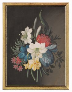 Bodegón de ramo de flores de Gustavus Hamilton