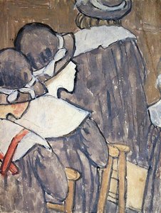 Niños en una Iglesia de Gwen John