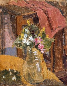 Flores (óleo sobre lienzo)