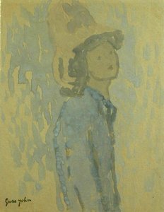 Niña con sombrero de Gwen John