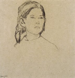Cabeza de niña de Gwen John