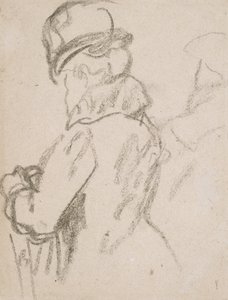 Mademoiselle Pouvereau (carboncillo sobre papel) de Gwen John