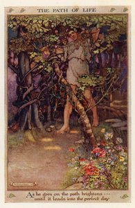 El camino de la vida (litografía en color) de Gwynedd M. Hudson