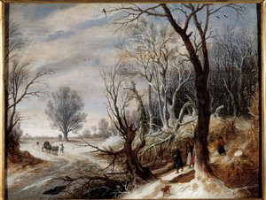 Paisaje nevado de Gysbrecht Lytens or Leytens