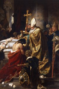 El bautismo de Vajk de Gyula Benczúr