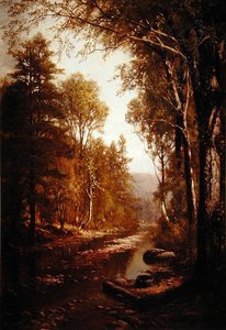 Un arroyo en el prado, condado de Essex de H.J. Blauvelt