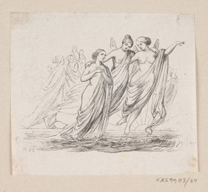 Ilustración de "La Sirenita" en H.C. Andersen, "Cuentos y Historias", Volumen 1 de H.P. Hansen