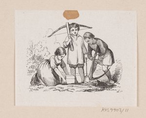 Ilustración para "Las flores de la pequeña Ida" en H.C. Andersen, "Cuentos y historias", Volumen 1 de H.P. Hansen