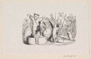 Ilustración para "El soldadito de plomo" en H.C. Andersen, "Cuentos y Historias", Volumen 1 de H.P. Hansen