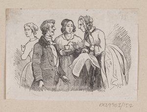 Ilustración para "Es bastante cierto" en H.C. Andersen, "Cuentos y Historias", Volumen 2