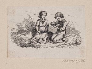 Ilustración para "Ib y la pequeña Christine" en H.C. Andersen, "Cuentos y Historias", Volumen 2