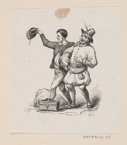 Ilustración de "El traje nuevo del emperador" en H.C. Andersen, "Cuentos y Historias", Volumen 1 de H.P. Hansen