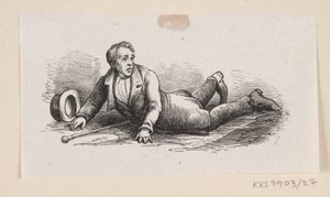 Ilustración para "Las Galoshes de la Fortuna" en H.C. Andersen, "Cuentos y Historias", Volumen 1 de H.P. Hansen