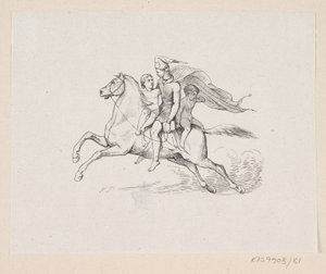 Ilustración para "Ole Lukøie" en H.C. Andersen, "Cuentos y Historias", Volumen 1