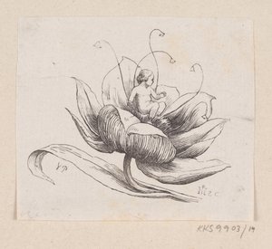 Ilustración para "Pulgarcita" en H.C. Andersen, "Cuentos y Historias", Volumen 1