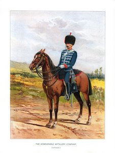 La Compañía de Artillería Honorable Caballería, c1890