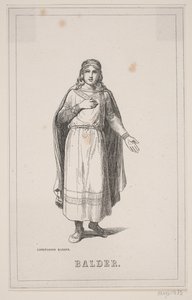 Balder. Ilustración para la historia de Dinamarca de Fabricius 1, 119.