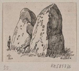 Ilustración para "Monumentos de piedra" de H. C. Henneberg