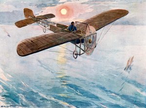 Blériot cruzando el Canal, 25 de julio de 1909