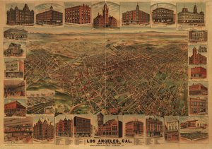 Los Ángeles, Cal., población de la ciudad y alrededores 65.000.
 de H.; Elliott Pu Co.; Southern California Land Co. Elliott