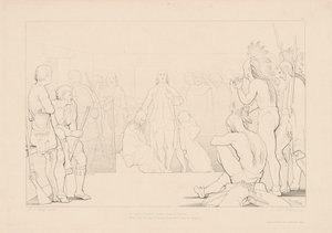 Él Reza al Cielo por su País Sangrante de H. G. Watkins, after George Elgar Hicks