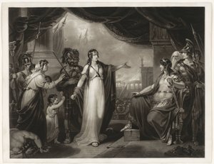 Timoclea para Alejandro Timoclea llevado ante Alexander (título sobre el objeto) de H. Gillbank