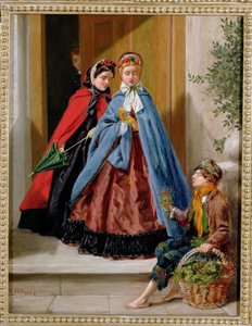 El Vendedor de Flores, 1862 de H. Hilt