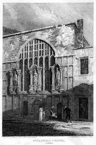 Capilla de Guildhall, Ciudad de Londres, 1815 de H. Hobson