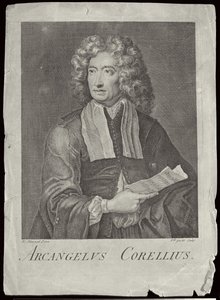 Arcangelo Corelli (1653-1713) grabado por Van der Gucht de H. Howard