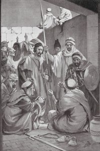 Árabes planeando una revuelta (litografía)
