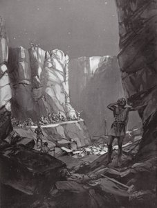 Los desastres atenienses en Sicilia, 413 a.C. (litografía) de H. M. (after) Burton