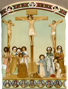 Cristo en la cruz de H Moulin