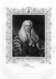 Sir Thomas Plumer 1753-1824, juez y político británico, siglo XIX