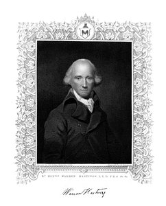 Warren Hastings, administrador inglés en India, siglo XIX de H. Robinson