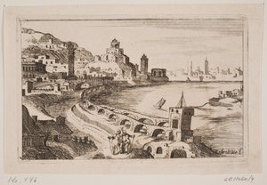 Ribera con ciudad oriental de H. Rosenkilde