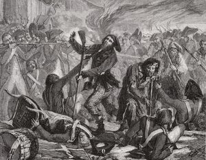 La masacre de la Guardia Suiza, 10 de agosto de 1792 de H. de la Charlerie