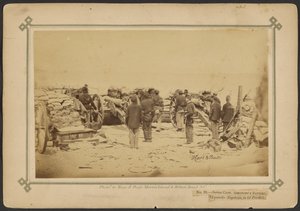 Sección Batería del Capitán Ashcroft, Napoleones de 12 libras, en 2º Paralelo.