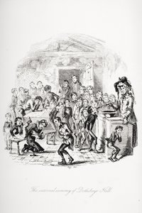 Ilustración para Nicholas Nickleby de Charles Dickens de Hablot Knight (1815 92) Browne